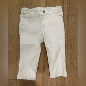 White Janie and Jack girls capris size 3T